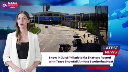 Summer Snowfall in United States after Heatwave #snowfall