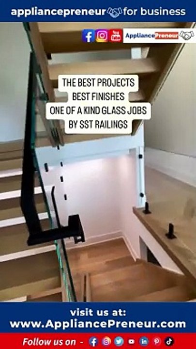 SST Railings' Unparalleled Craftsmanship in Unique Glass Finishes Step into a world where craftsmanship meets perfection with SST Railings' extraordinary glass projects. 'Exquisite Elegance' showcases the pinnacle