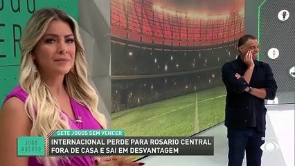 Renata Fan se irrita com derrota do Inter na Sul-Americana: ‘Tá feia a coisa!’