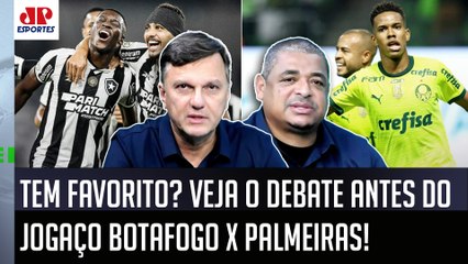 "O Palmeiras TÁ EM VANTAGEM nesse sentido! Gente, o Botafogo..." JOGAÇO PROVOCA DEBATE!