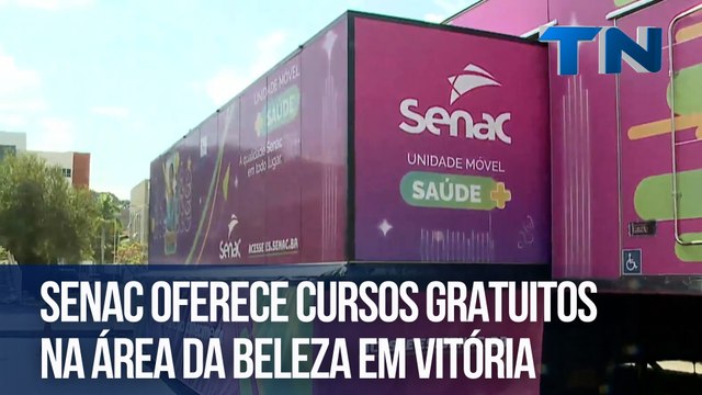 Senac oferece cursos gratuitos na área da beleza em Vitória