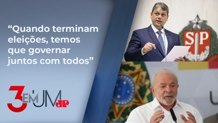 Presidente volta a criticar ausência de Tarcísio em eventos do governo federal