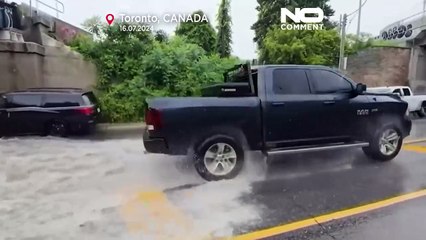 No Comment : des pluies torrentielles s'abattent sur la plus grande ville du Canada