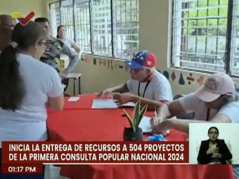 Inicia entrega de financiamientos para 504 proyectos comunales elegidos en la Consulta Popular 2024