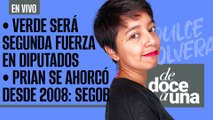 #EnVivo #DeDoceAUna ¬ Verde será segunda fuerza en Diputados ¬ PRIAN se ahorcó desde 2008: Segob