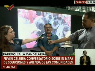 Celebrado conversatorio sobre Democracia y planificación popular en la 24º edición de la Filven