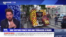 Paris: une voiture percute plusieurs personnes sur la terrasse d'un restaurant, trois blessés sont en urgence absolue