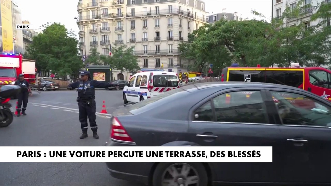 Paris : une voiture fonce sur la terrasse d’un café, trois personnes en urgence absolue