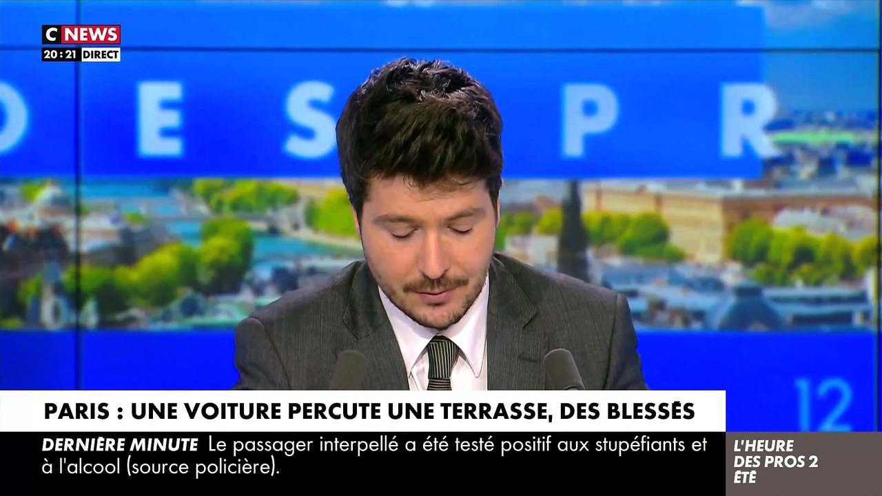 Paris : une voiture percute une terrasse dans l...