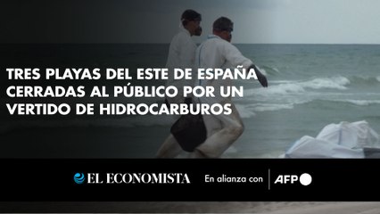 Download Video: Tres playas del este de España cerradas al público por un vertido de hidrocarburos