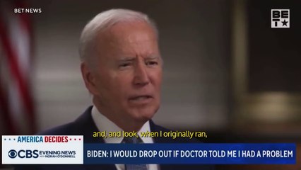 Biden se abre a retirarse de la carrera presidencial si un médico dictamina que tiene problemas de salud