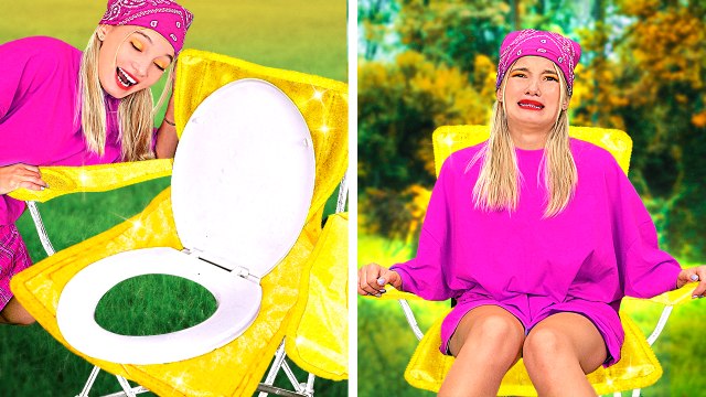 ASTUCES DE CAMPING POUR LES RICHES CONTRE ASTUCES DE CAMPING POUR LES PAUVRES ️