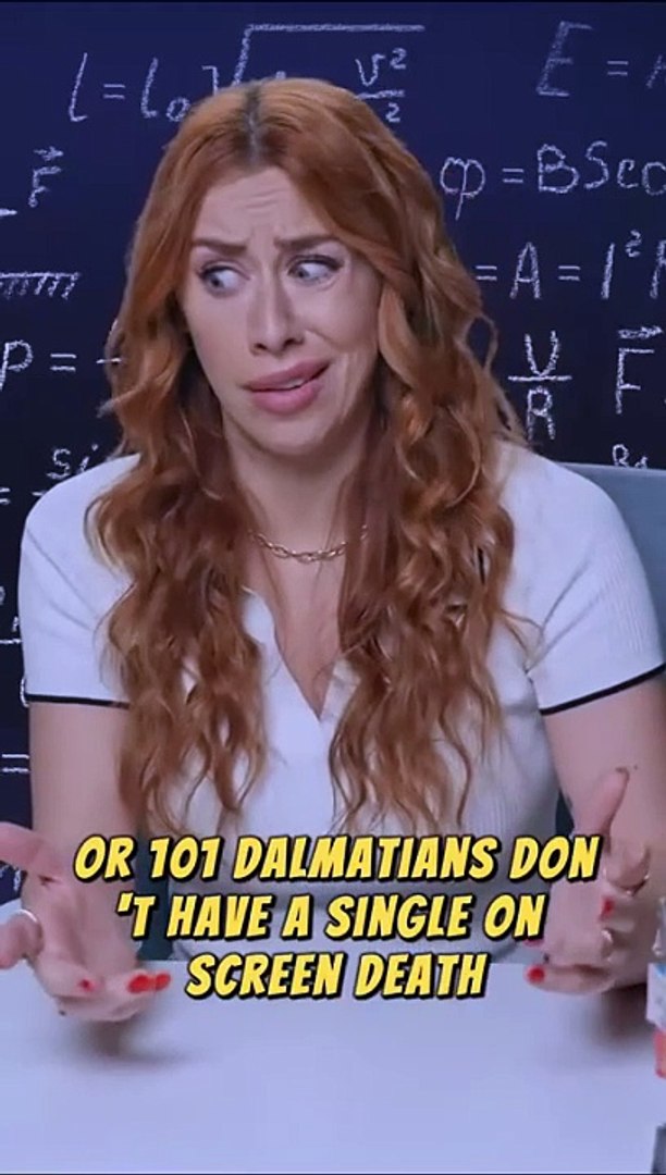 ⁣Disney movies love pushing people off cliffs