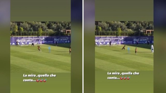 Kean, che gol in allenamento. Così risponde alle critiche: La mira, quella che conta...