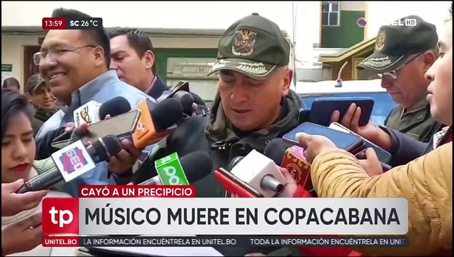 Un músico muere tras caer de un precipicio de 100 metros de altura en Copacabana 