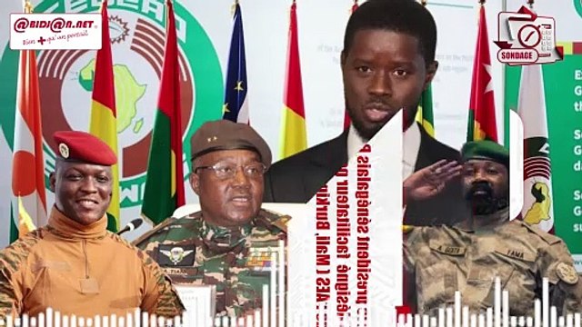 CEDEAO - ce que les internautes pensent de la médiation de Bassirou Diomaye avec les États de l'AES (sondage)