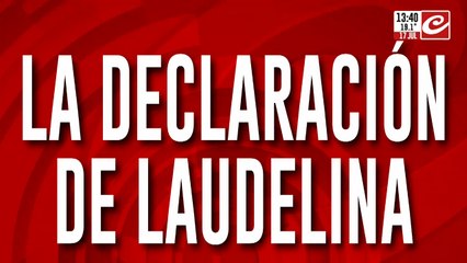 Declaró Laudelina: "No fue mi intención mentir, fue Codazzi"