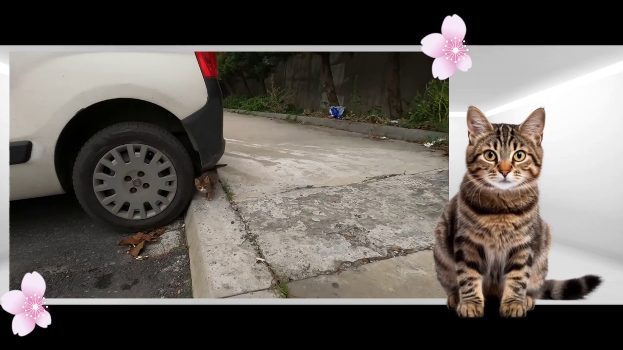 Tiny Kitten's Cry for Help on a Freezing Cold Day