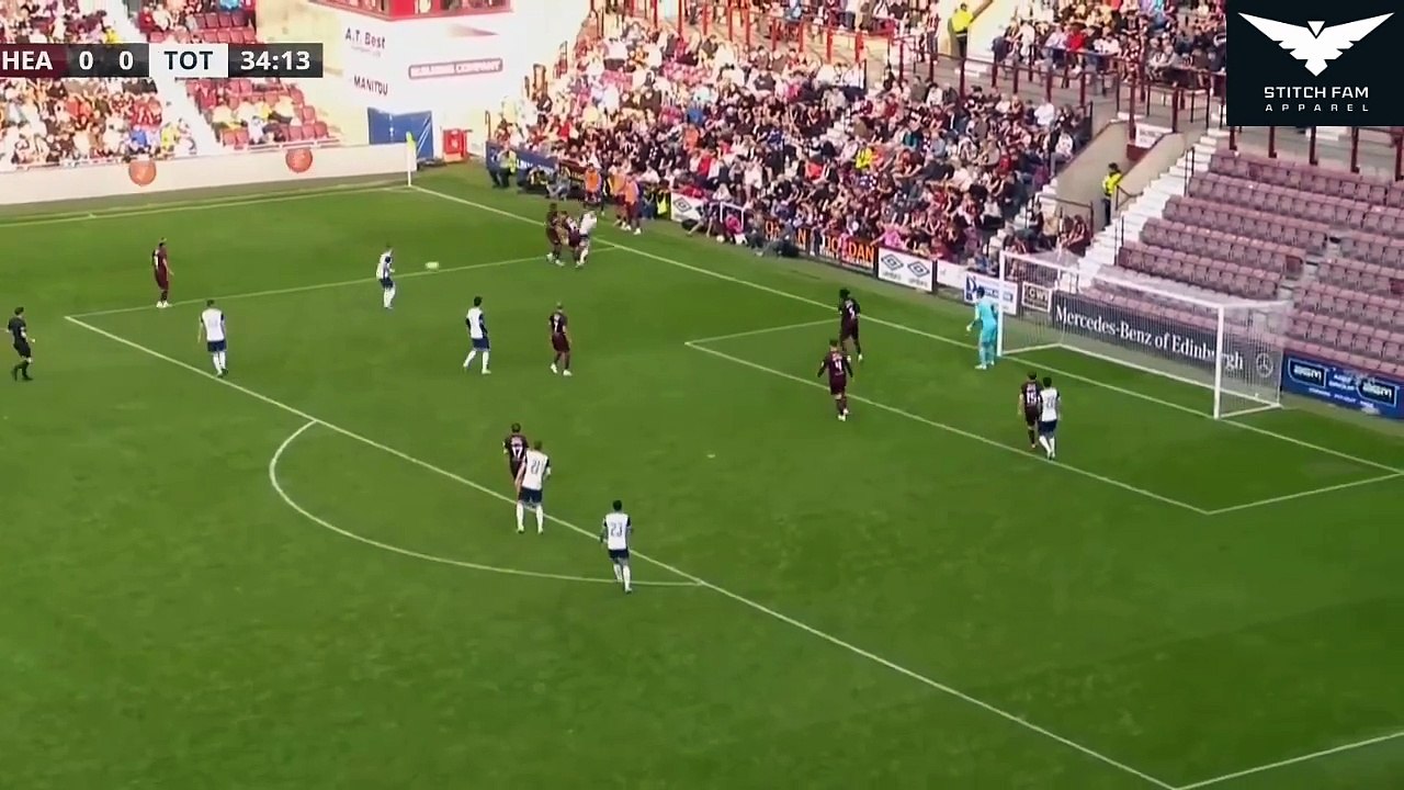Hearts Vs Tottenham Hotspur 1-5 Highlights And Goals July 17,2024
