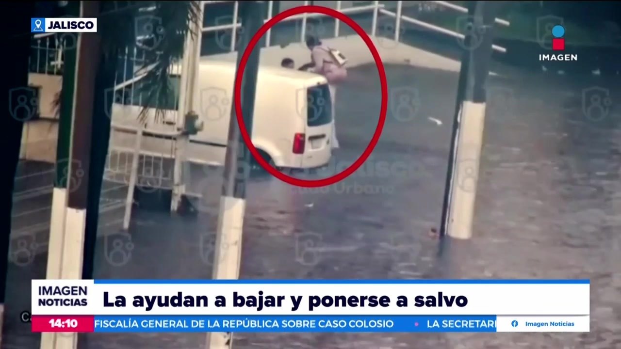 Las intensas lluvias dejan severas afectaciones en Guadalajara