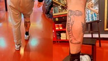 El tobillo de Messi y el utilero de Argentina levantando la Copa América son inmortalizados en viral tatuaje de un fanático