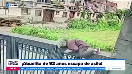 VIDEO: Abuelita de 92 años escapa de asilo