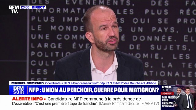 Manuel Bompard (LFI): Quel que soit le résultat de cette élection au perchoir, ça n'effacera pas le résultat des élections législatives