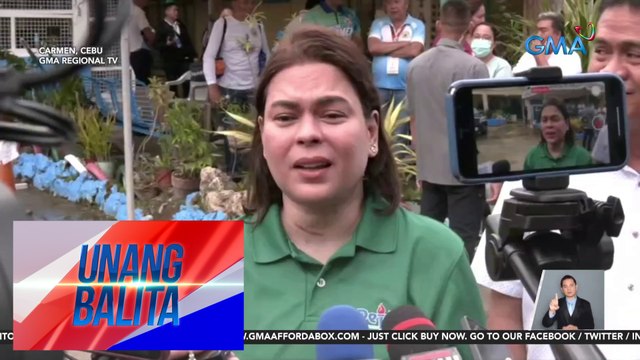 VP Duterte sa pagtatalaga sa sarili bilang designated survivor: Hindi 'yun joke, hindi 'yun bomb threat | Unang Balita