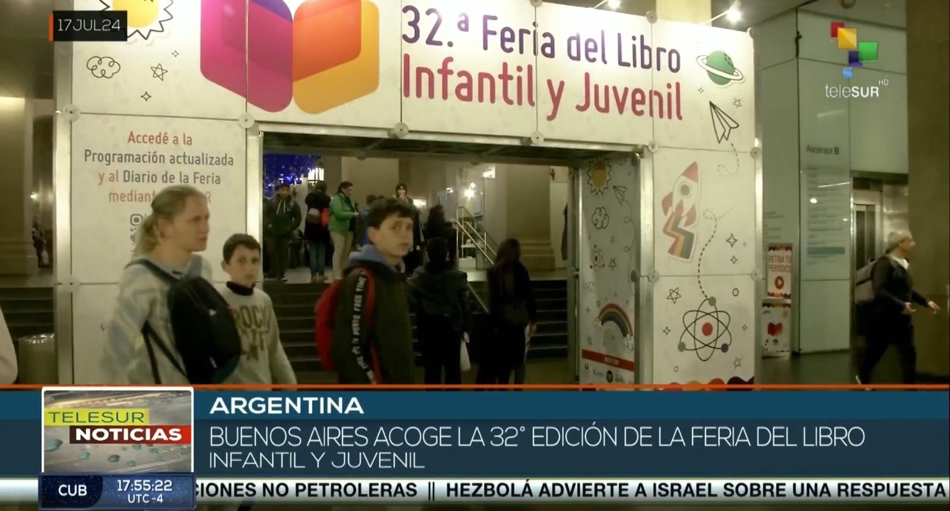 Realizan en Argentina la 32° edición de la feria del libro infantil y juvenil