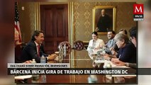 Alicia Bárcena comienza gira de trabajo en Washington, hablará sobre migración e inversiones