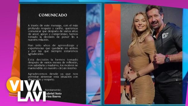 Gabriel Soto e Irina Baeva anuncian su separación