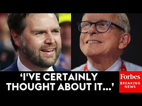Ohio Gov. Mike DeWine Asked Point Blank About Who He May Tap To Replace Sen. JD Vance If Trump Wins