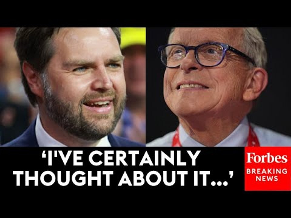 Ohio Gov. Mike DeWine Asked Point Blank About Who He May Tap To Replace Sen. JD Vance If Trump Wins