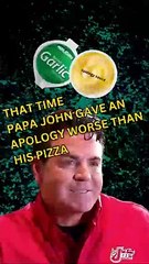 That time Papa John gave an apology worse than his pizza