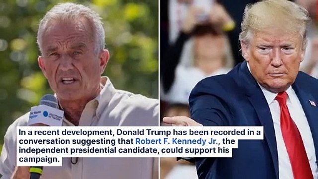 Trump Told Robert Kennedy Jr Over The Phone That The Bullet Felt Like 'The World's Largest Mosquito'