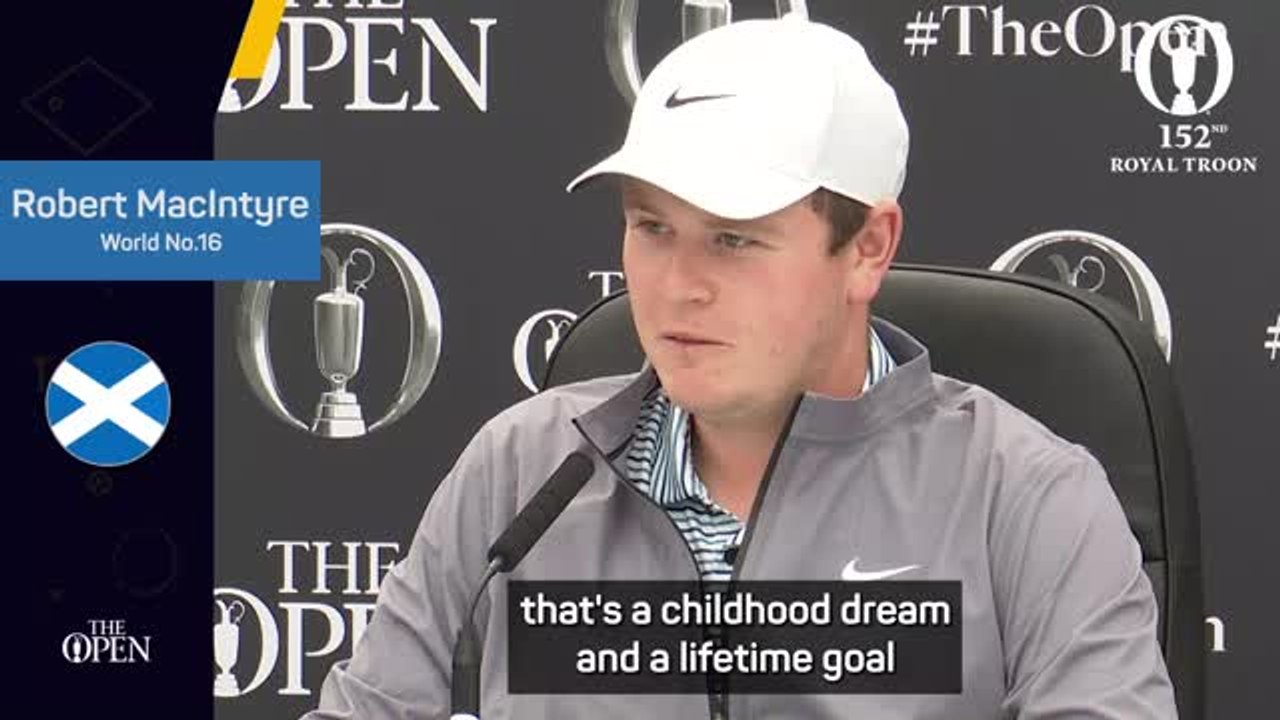 MacIntyre hunting history at The Open after Scottish Open triumph