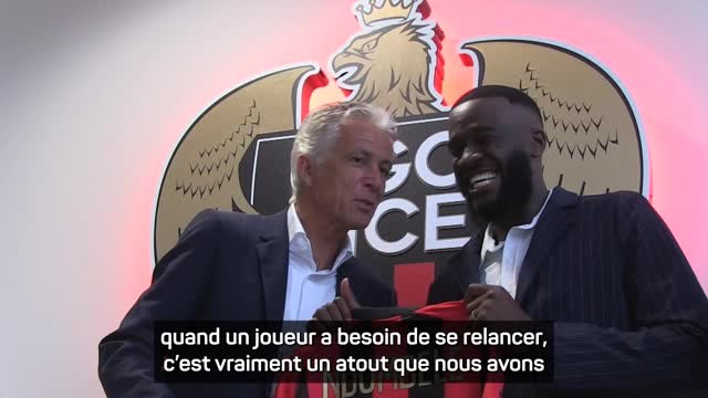 Nice - Rivère sur Ndombele : Un joueur qui a beaucoup de talent, ça ne se perd pas