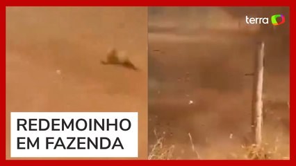 Homem é 'engolido' por redemoinho em cidade de Goiás