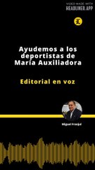 Editorial | Ayudemos a los deportistas de María Auxiliadora