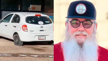 Reportero Federico Hans Hagelsieb es baledao en Sonora: así quedó su auto con el que llegó al hospital