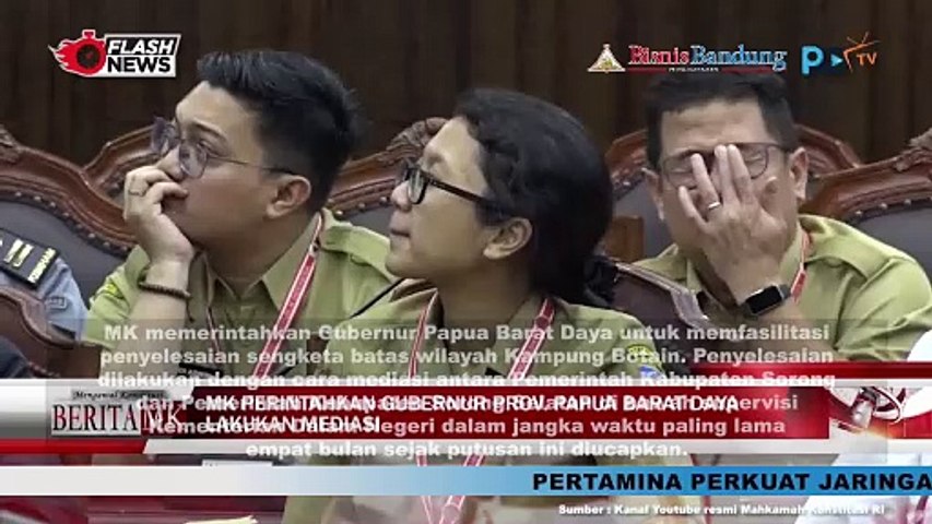 MK Gelar Sidang Pengucapan Putusan dan Ketetapan Pembentukan Provinsi Papua Barat Daya