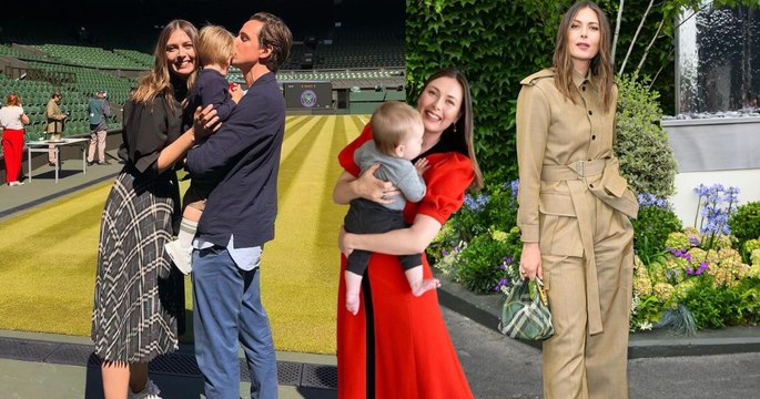 Bekas Pemain Tenis Tercantik Dunia, Maria Sharapova Ke Wimbledon Bawa Anak!