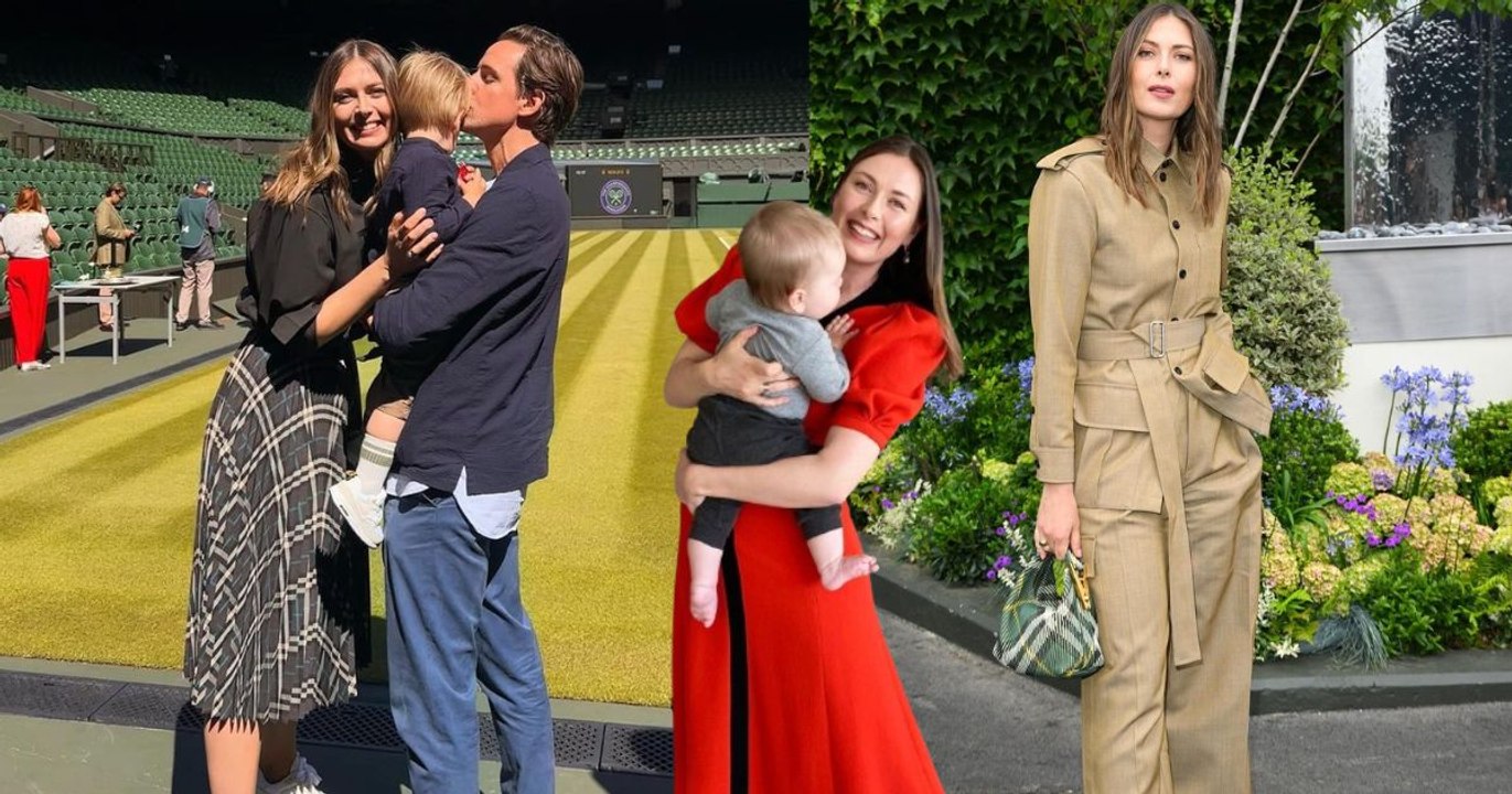 Bekas Pemain Tenis Tercantik Dunia, Maria Sharapova Ke Wimbledon Bawa Anak!