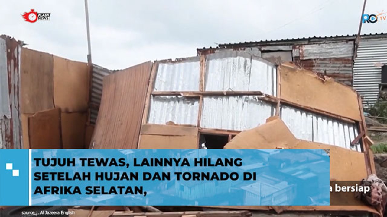 Badai di Afrika Selatan Hantam Ribuan Rumah dan Telan Korban Jiwa