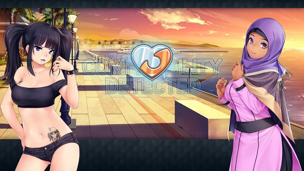lillian & abia all date events Huniepop 2 Double date
