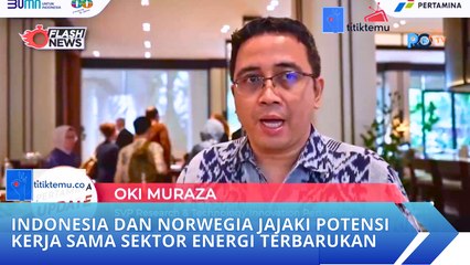 Indonesia dan Norwegia Jajaki Potensi Kerja Sama Sektor Energi Terbarukan