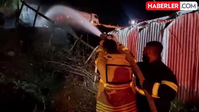 Tunceli'de samanlık yangınında 16 büyükbaş hayvan öldü