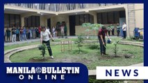 VP Sara Duterte and Senator Angara plant trees at DepEd turnover ceremony