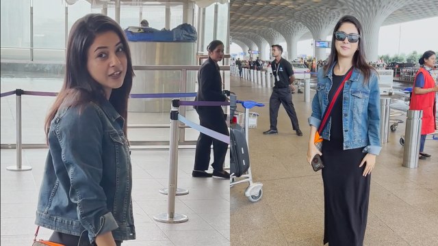 Shehnaaz Gill पहली बार चलीं America, भाई के साथ Mumbai Airport पर Paps ने रोका, Video Viral!