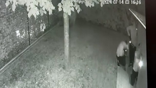 Ladri in azione all'alba, il video mentre entrano nella villa a Forte dei Marmi